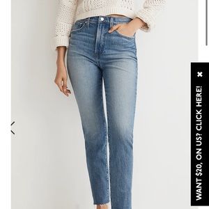 Madewell perfect vintage jean